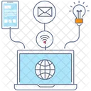 Wireless Technology System Automation Internet Of Things Icon