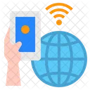 Global International Smartphone Icon