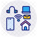 Internet Of Things Smart House Iot Icon
