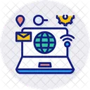 Internet Of Things Home Office Icon