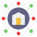 Internet Of Things Home Protection Connection Icon