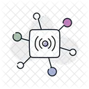 Internet Of Things Iot Networked Sensors Icon