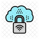 Internet Padlock Cloud Lock Cloud Icon