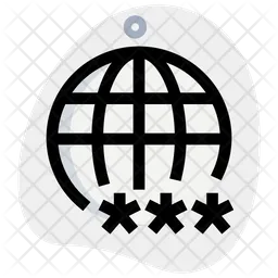 Internet-Passwort  Symbol