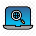 Internet Research Analytic Marketing Icon