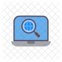 Internet Research Analytic Marketing Icon