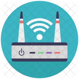 Internet Router Logo Icon