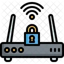 Internet Router Security Icon