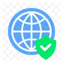 Internet Safe Cloud Internet Icon