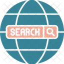 Internet Search Globe Global Search 아이콘