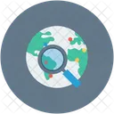 인터넷 검색 지구본 아이콘