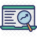 Internet Search Indexing Magnifier Search Engine Icon