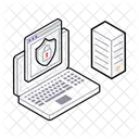 Internet Security Firewall Cyber Security Icon