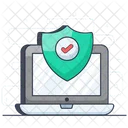 Laptop Security Encryption Pc Protection Icon