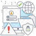 Confidential Information Document Protection Data Encryption Icon