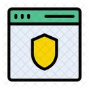 Internet Security Webpage Icon