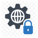 Lock Security World Icon