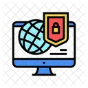 World Protection Internet Icon