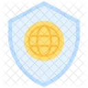 Globe Shield World Icon