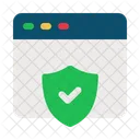 인터넷 보안 네트워크 브라우저 아이콘