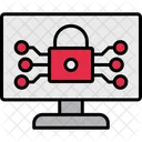 Internet Security Blockchain Encrypted Icon