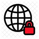 Internet Lock Secure Icon