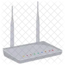 Internet Security Modem Device Icon