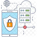 Confidential Information Document Protection Data Encryption Icône