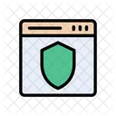 Internet Seguranca Pagina Da Web Ícone