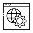 Internet Setting Network Online Icon