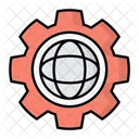 Internet Setting Setting Gear Icon
