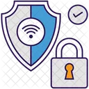 Virenschutz Cybersicherheit Internetsicherheit Symbol