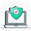 Laptop Sicherheit Verschlusselung PC Schutz Symbol