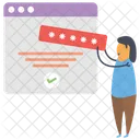 Internetsicherheit Websicherheit Webschutz Symbol