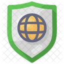 Internetsicherheit Globale Sicherheit Netzwerksicherheit Symbol