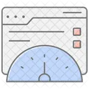 Internet Speed Check Lineal Color Icon Icon