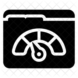 Internet Speed Test Icon - Download in Glyph Style