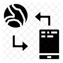 Internet Transfer  Icon