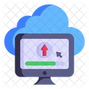 Internet Upload  Icon