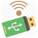Internet Usb Wifi Hub Flash Drive Icon