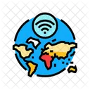Internet Usage Density Icon