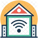 Zuhause Internet Dienstleistungen Symbol