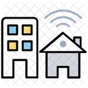 Zuhause Internet Dienstleistungen Symbol