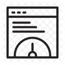 Internet Geschwindigkeit Browser Symbol