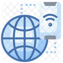 Internetverbindung  Symbol