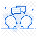 Interpersonal Communication Conversation Discussion Icon
