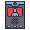 Interphone Smartlock Face Lock Icon