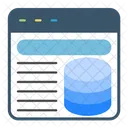 Investigacion De Datos Analisis De Datos Datos De Marketing Icono