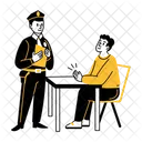 Interrogation Investigation Questioning Icon
