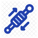 Flecha Resorte Simple Icono